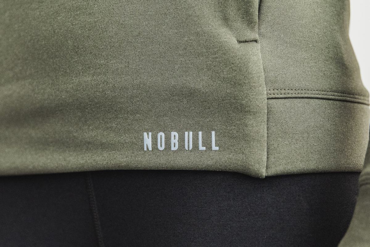 Nobull Performance Women's Hoodie Green | Australia (WE2451)